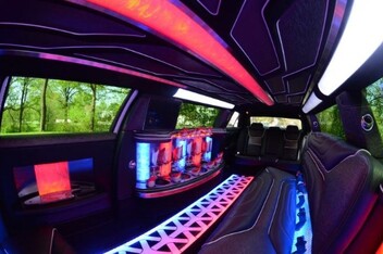 Orange Limousine Inside