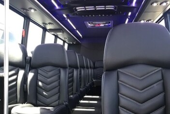 Orange Minibus Interior