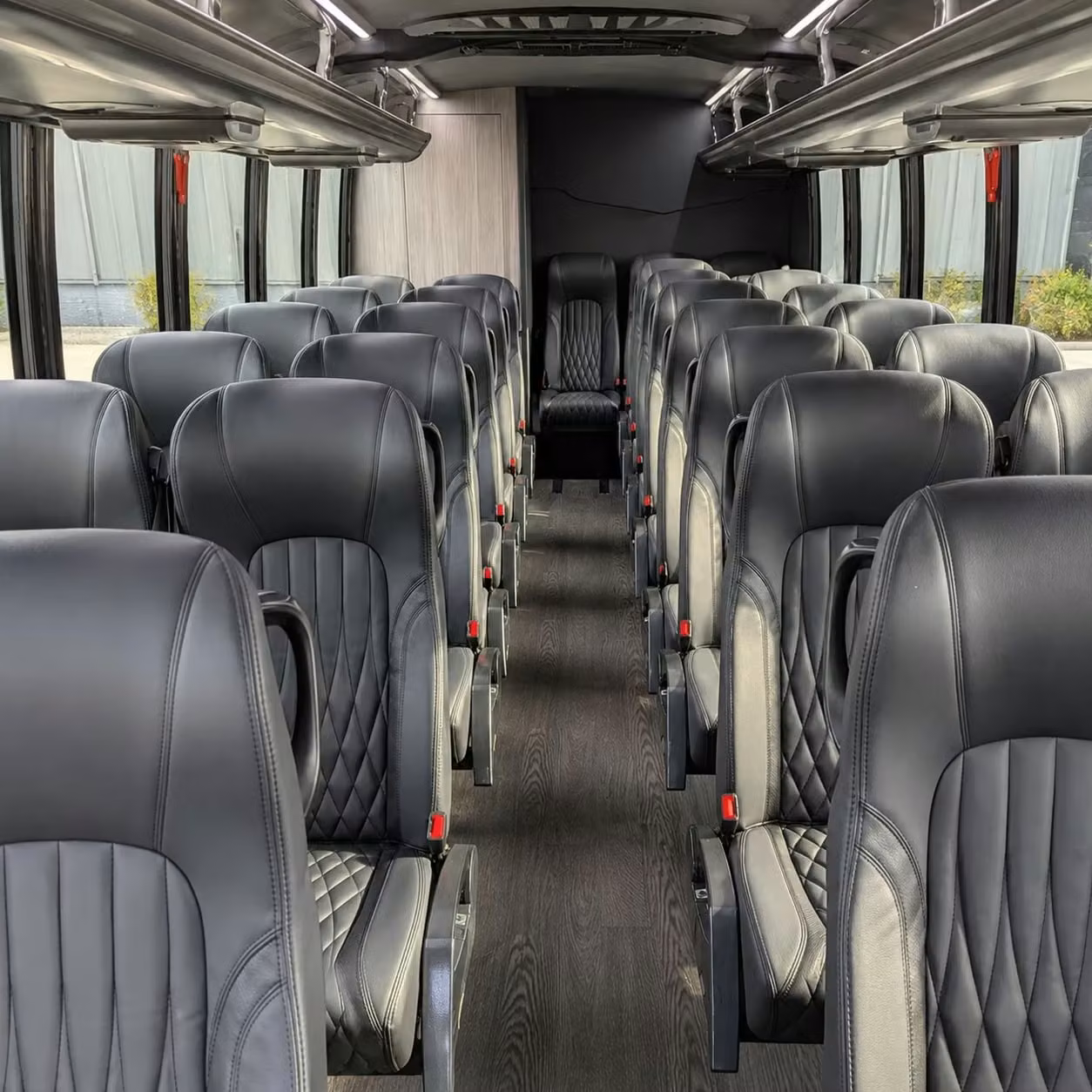 28 passenger minibus interior