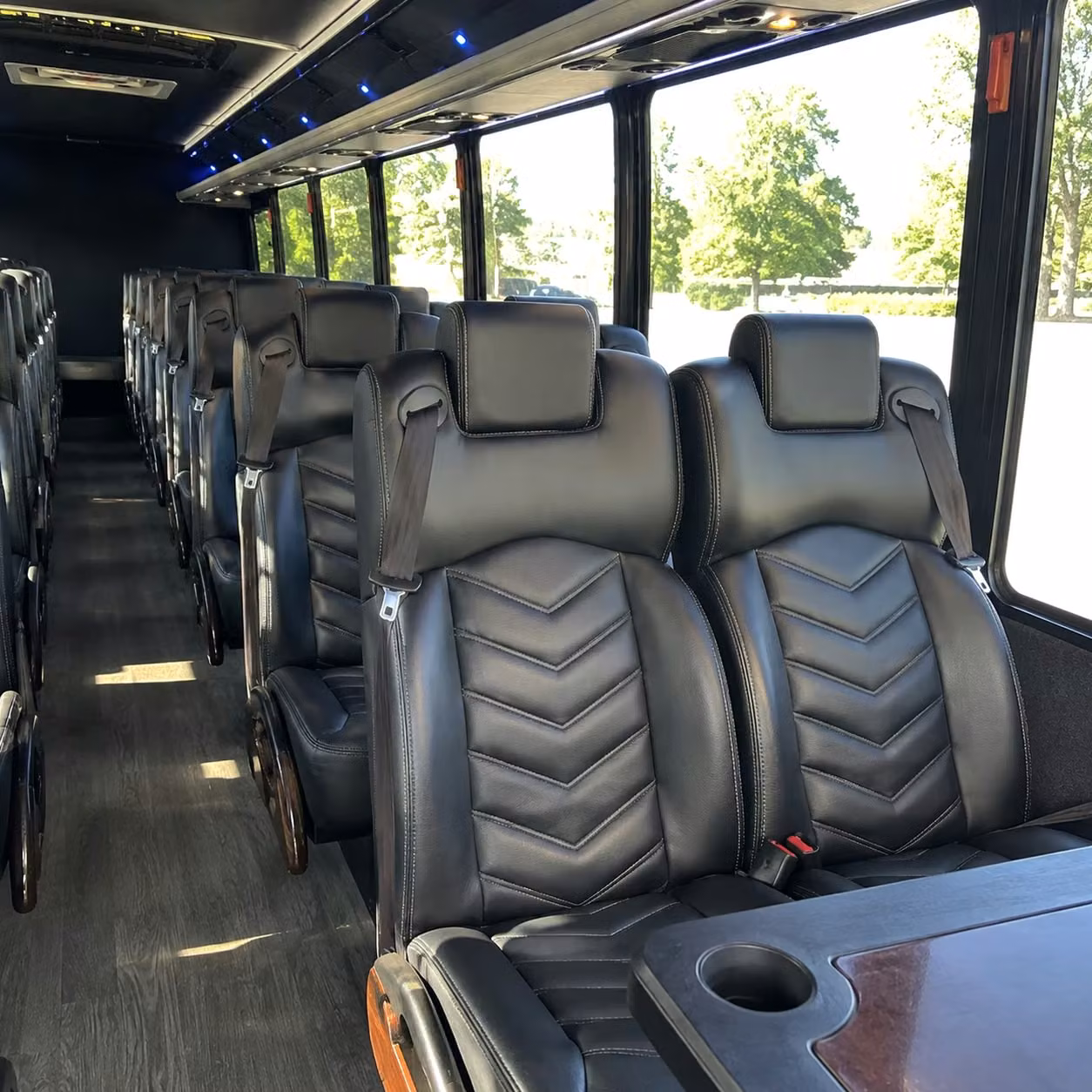 35 passenger minibus inside