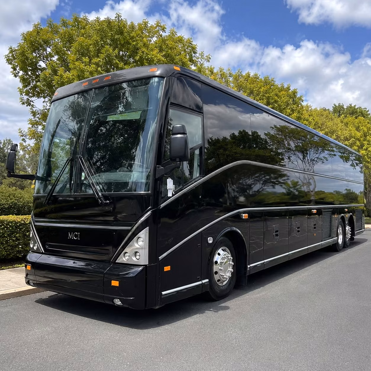 corporate event and team building transportation in orange