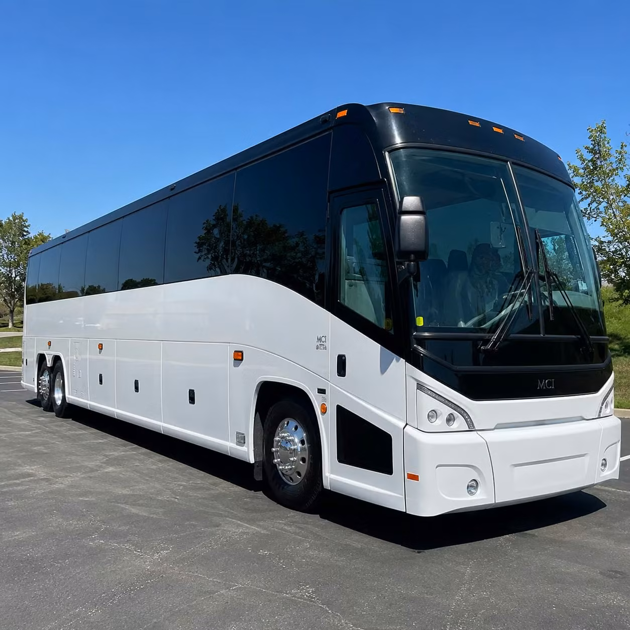 employee shuttles in orange