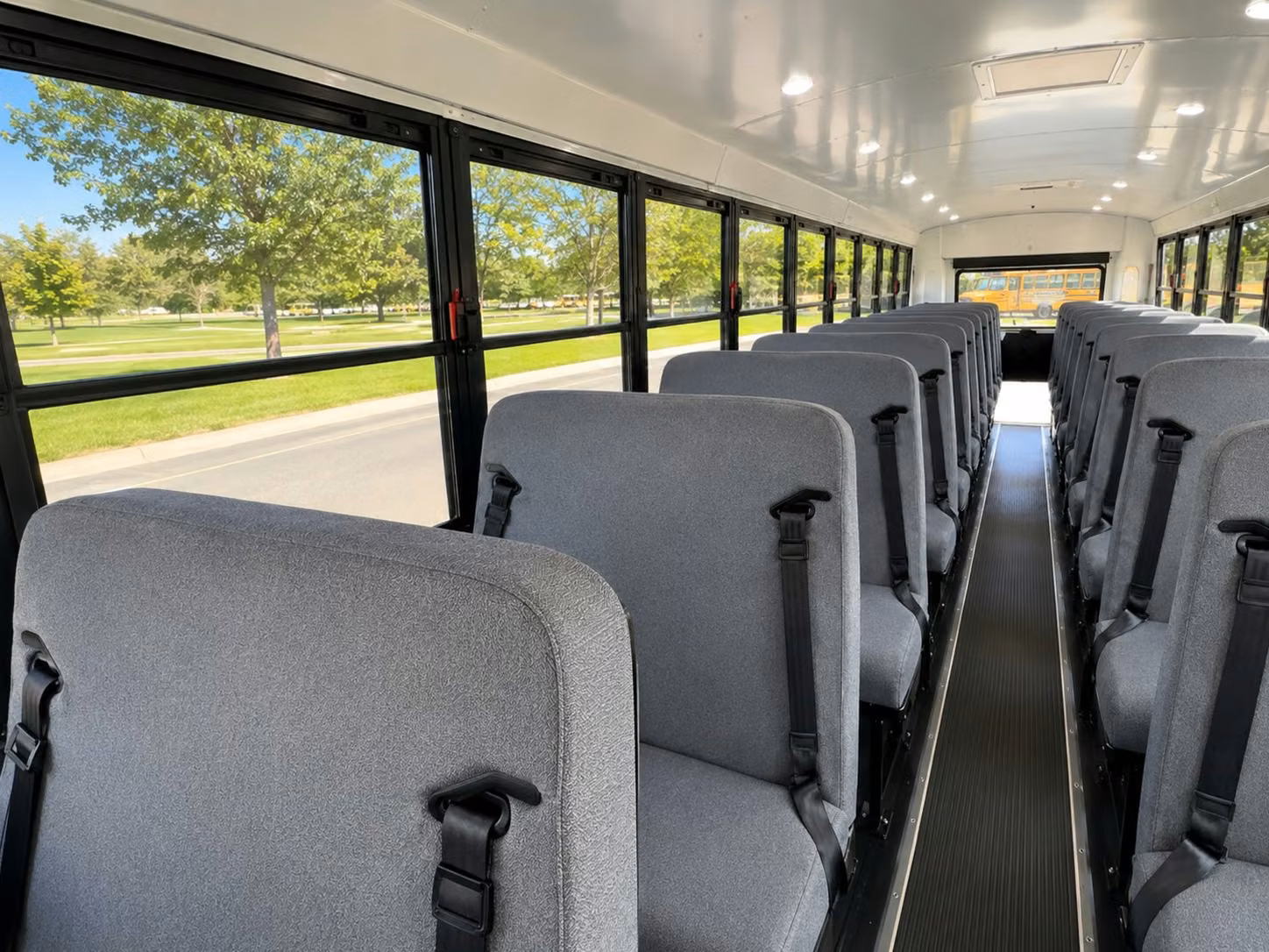 school bus interior