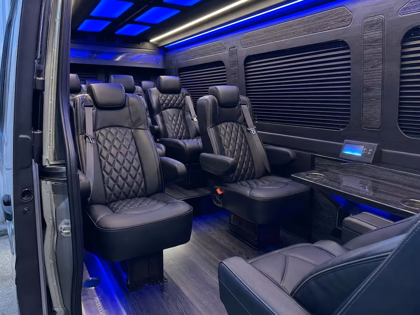 sprinter van transportation for groups and events across orange
